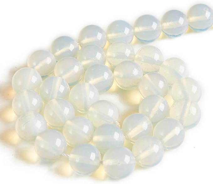 100pcs 6mm Opal Beads Natural Gemstone Beads Round Loose Beads for Jewelry Making