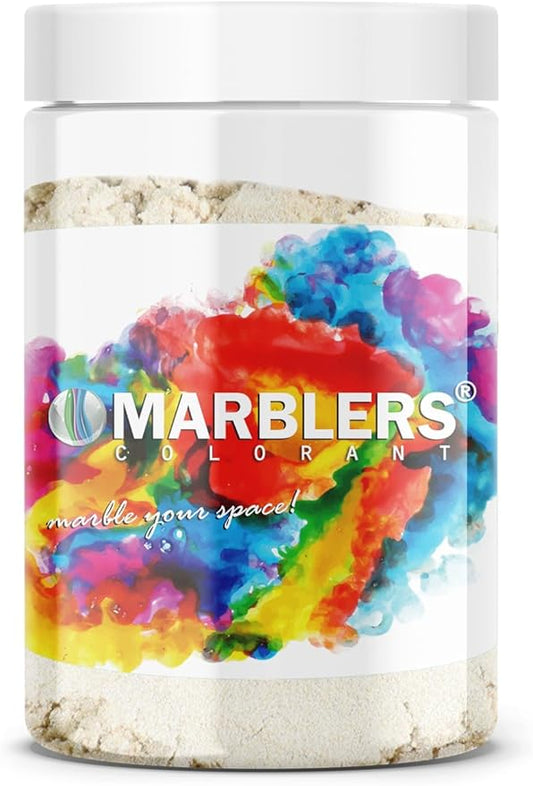 MARBLERS Yellow Mica Powder [Beige] 4oz (113g) | Cosmetic Grade | Epoxy Resin Pigment, Dye | Non-Toxic, Vegan, Cruelty-Free | Lip Gloss, Nails, Body Butter, Bath Bomb, Candle & Soap Making