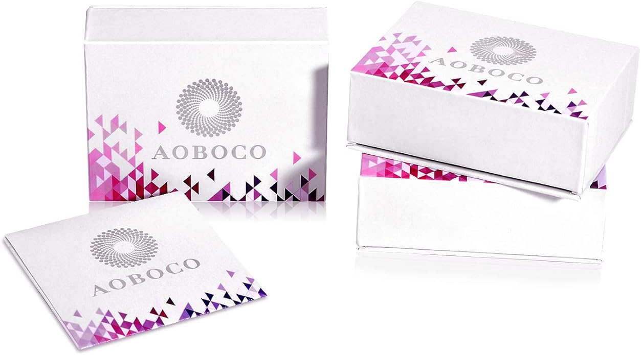 AOBOCO Vintage Earrings for Women Sterling Silver Retro Drop Dangle Leverback Earrings with 8x6mm Oval Genuine or Simulated Birthstone Crystal from Austria, Anniversary Jewelry Gifts for Her (Gift Box)