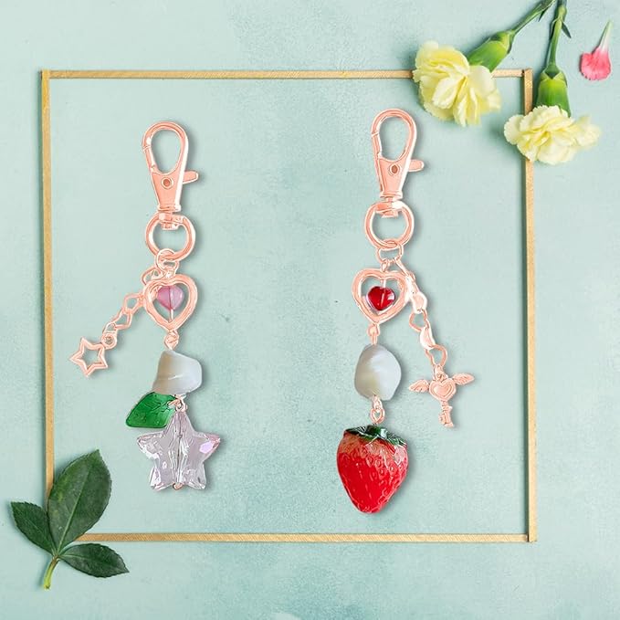 100PCS Premium Swivel Snap Hooks with Key Rings,Metal Lanyard Keychain Hooks Lobster Clasps for Key Jewelry DIY Crafts Rose Gold 1.25inches/32mm(50 Pcs Lanyard Snap Hooks+50 Pcs Key Rings)