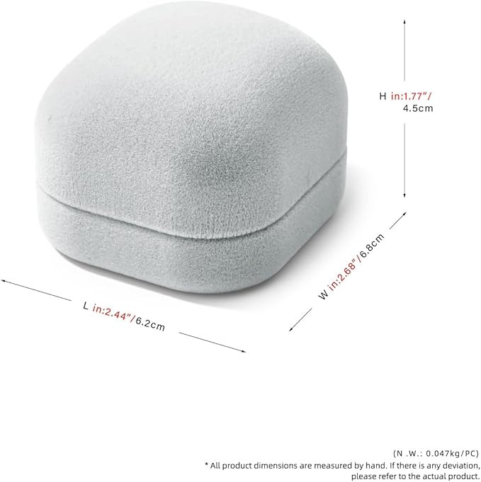 Premium Velvet Earring Box Jewelry Gift Boxes Earrings Case for Birthday,Wedding,Mother's Day, Valentine's Day Gift