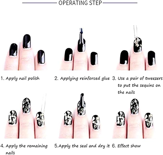 Holographic Mermaid Glitter Nail Art Sequins, 3D Geometry Hexagon Sparkly Nail Flakes, Laser Glitters Acrylic Nails Supplies for Women Girls Manicure Charms Decorations, DIY Resin Shiny Nail Art Tips