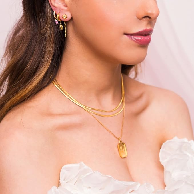 Jishi 33ft Gold Snake Chain 1.2mm Jewelry Making Chains for Necklace Bracelet DIY Jewelry Supplies Findings - Gold Plated Round Snake Cable Chain Link Roll w/Lobster Clasps, Cord Ends & Jump Rings