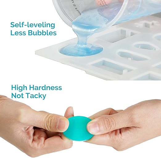 ULLFEU UV Resin 400g Bulk No Odor Upgrade Clear UV Epoxy Resin Hard Fast Cure Resin Kit Jewelry Making Handmade DIY Craft Decoration Coating