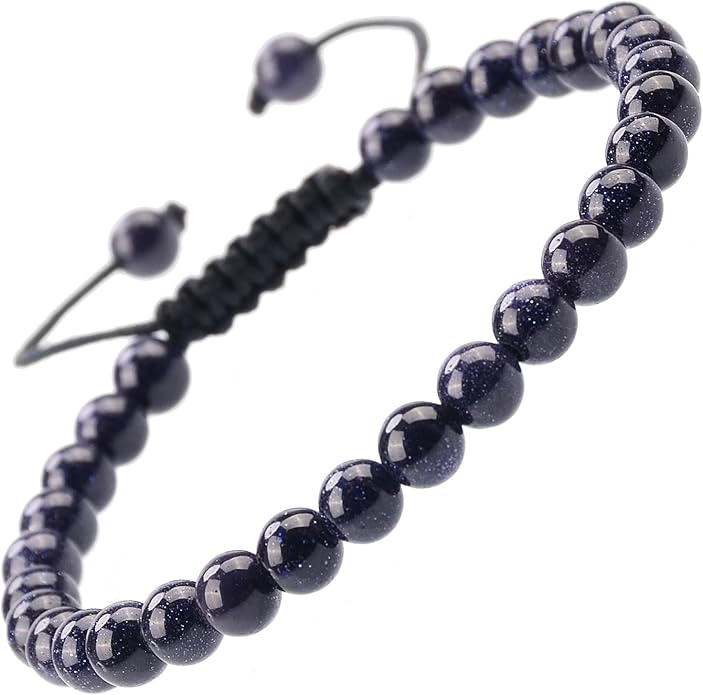 MASSIVE BEADS Natural Healing Power Gemstone Crystal Beads Unisex Adjustable Macrame Bracelets