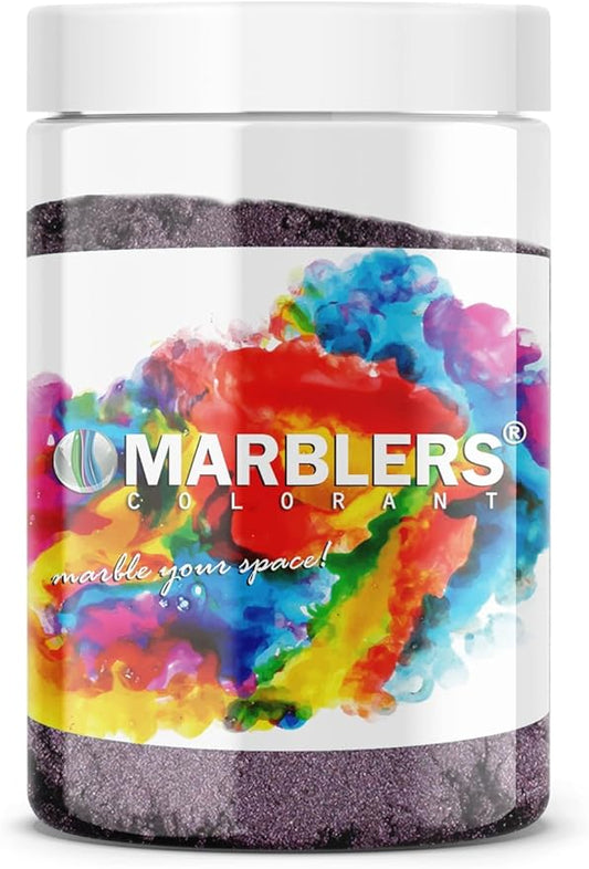 MARBLERS Purple Mica Powder [Musky Purple] 4oz (113g) | Cosmetic Grade | Epoxy Resin Pigment | Dye | Non-Toxic, Vegan, Cruelty-Free | Lip Gloss, Nails, Body Butter, Bath Bomb, Candle & Soap Making