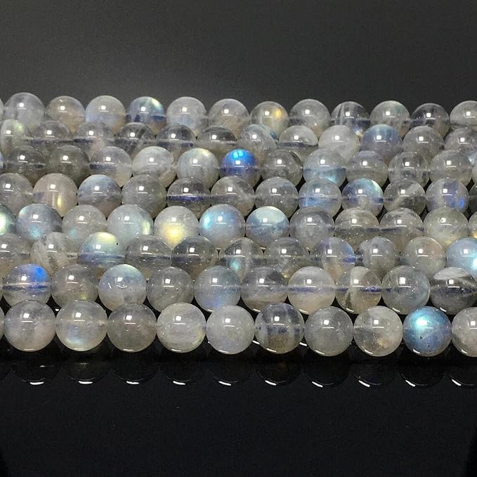 100pcs 6mm Labradorite Beads Natural Gemstone Beads Round Loose Beads for Jewelry Making