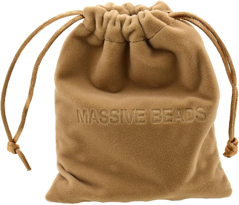 MASSIVE BEADS Natural Healing Power Gemstone Crystal Beads Unisex Adjustable Macrame Bracelets