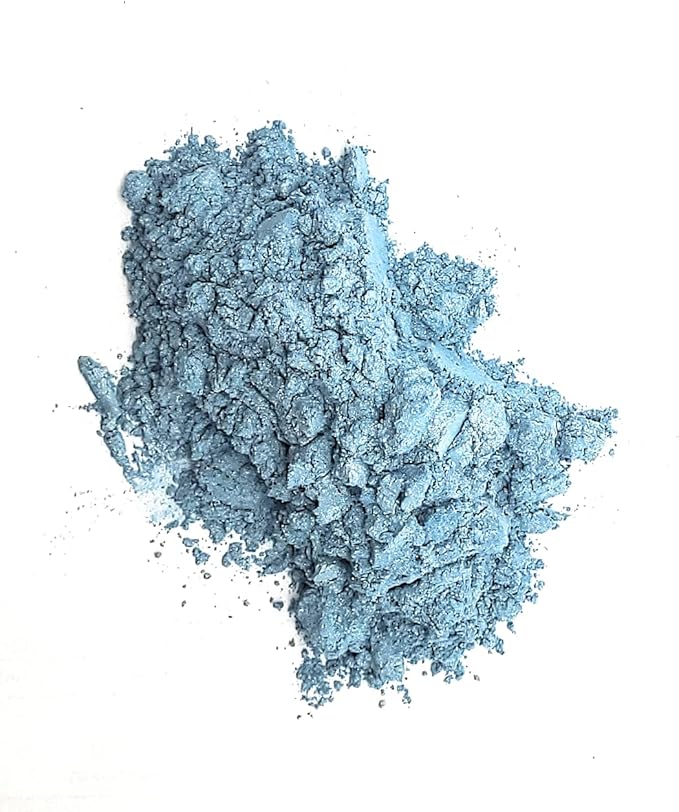Pearl Mica Powder Pigment Dye - 500 Grams (1.1 lbs) - Best Bulk Price for Fine Arts, Crafting, Painting, Bath Bomb Soap Candle Slime Jewelry Making, Epoxy Resin, Woodworking (Blue BL22)