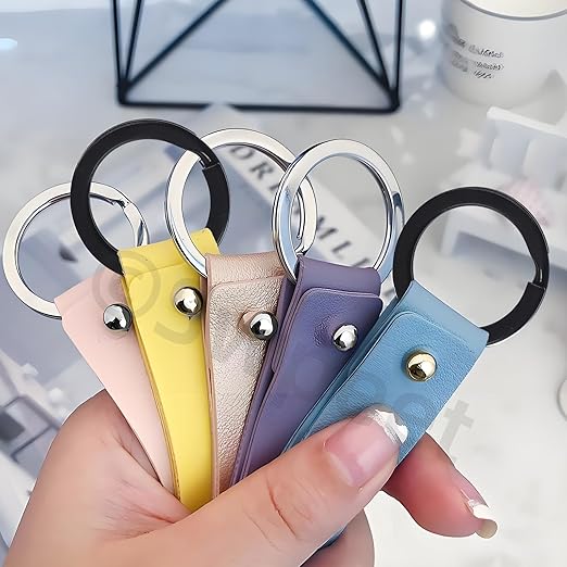 Swpeet 60 Pcs Black Assorted Multi-Purpose Metal Keychain Rings Split Keyrings Flat O Ring for Home Car Keys Attachments Keys Pendants - 20mm, 25mm, 30mm, 35 mm, 38 mm