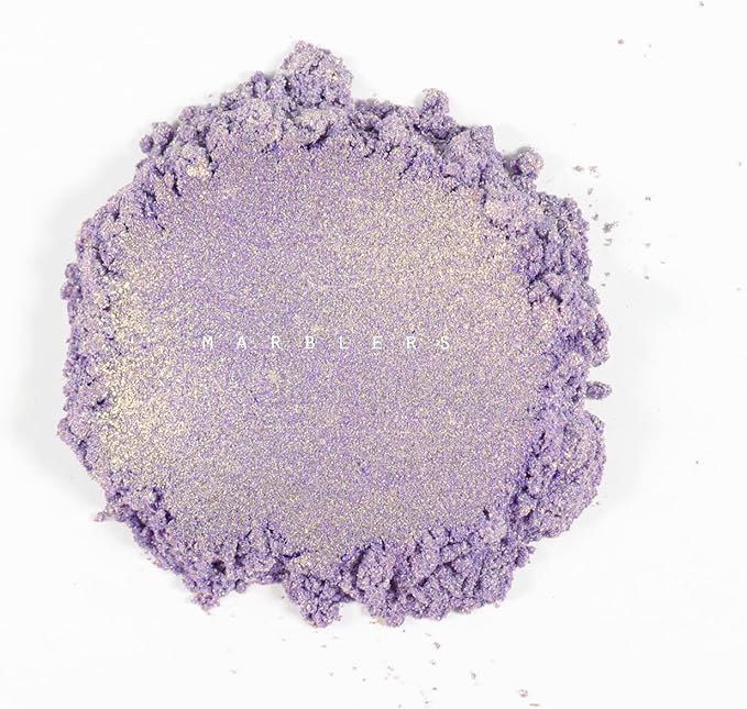 MARBLERS Purple Mica Powder [Wisteria Pearl] 4oz (113g) | Cosmetic Grade | Epoxy Resin Pigment, Dye, Non-Toxic, Vegan, Cruelty-Free | Lip Gloss, Nails, Body Butter, Bath Bomb, Candle & Soap Making