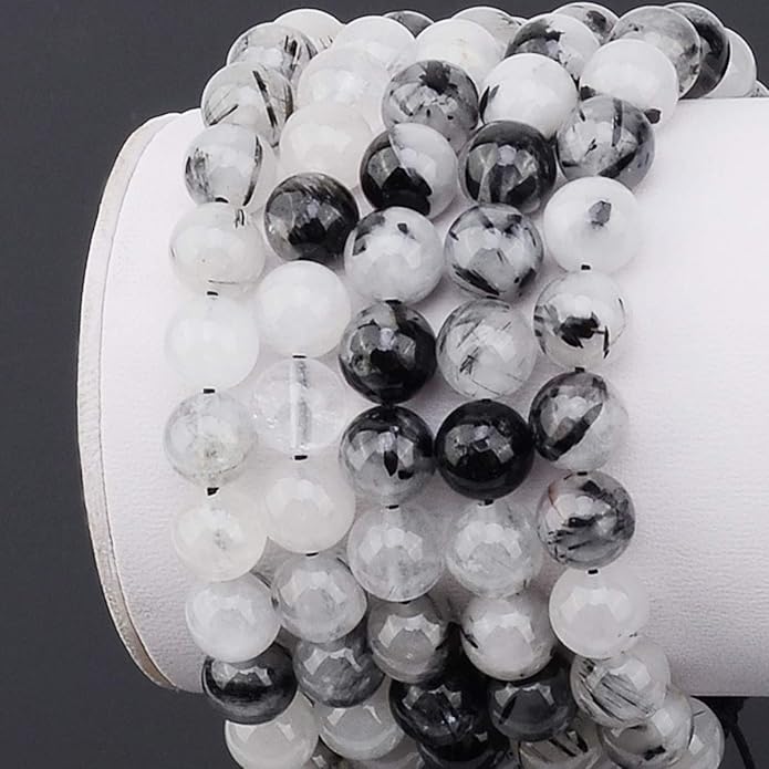 MASSIVE BEADS Natural Healing Power Gemstone Crystal Beads Unisex Adjustable Macrame Bracelets