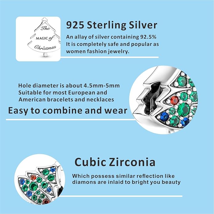 Fashion Charms Compatible for Bracelets,S925 Sterling Silver Charms,For Women Jewelry Present