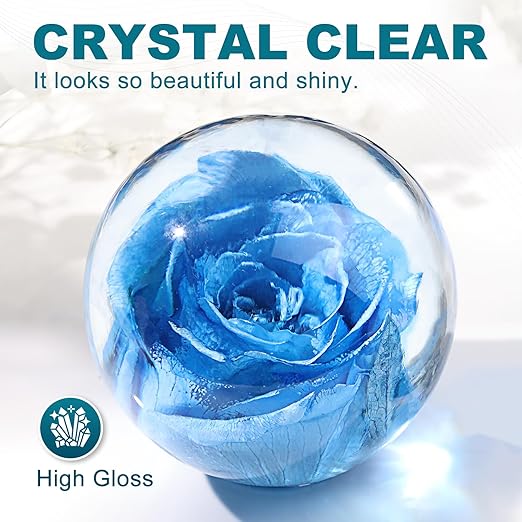 LET'S RESIN Epoxy Resin Kit,1 Gallon Bubble Free & Crystal Clear Epoxy Resin for Casting, DIY, Art, Molds,Jewelry（Including 0.5 Gallon Resin + 0.5 Gallon Hardener）