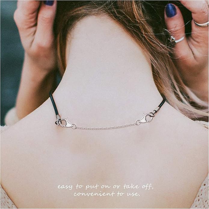 3 Pcs 925 Sterling Silver Necklace Extenders Gold Plated Durable Strong Removable Necklace Bracelet Anklet Extension Chain Extenders for Jewelry Making 1 2 3 Inch