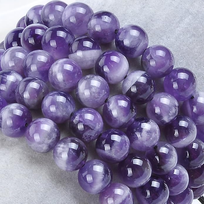 MASSIVE BEADS Natural Healing Power Gemstone Crystal Beads Unisex Adjustable Macrame Bracelets