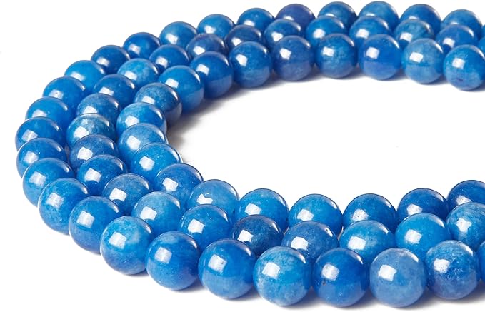 100pcs 10mm Kyanite Beads Natural Gemstone Beads Round Loose Beads for Jewelry Making
