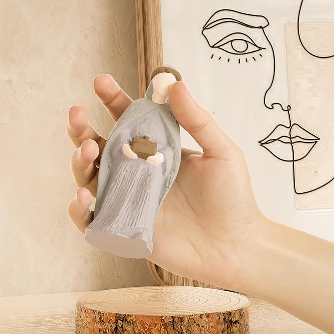 Nativity Scene Molds - Jesus, Maria, Angel & Nativity Designs - Resin Casting & Silicone Molds for Candle Making & Home Decor Wave Candle Mold