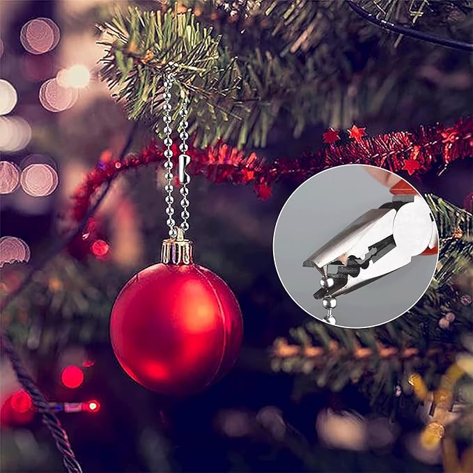 30 Feet – 2.3mm Ball Chain with 20 Connectors, Stainless Steel Roll for Dog Tags, Jewelry Making, Keychains, Fan Pulls, DIY Crafts