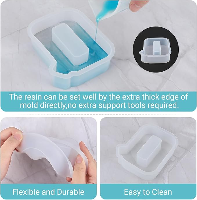 Gartful Resin Letter Molds for Casting, Q Capital Alphabet Resin Silicone Molds for Epoxy, Thick 3D Silicone Letter Molds for Making Letters, Word Sign Art, DIY Crafts, Making Candle, Party Home Decor