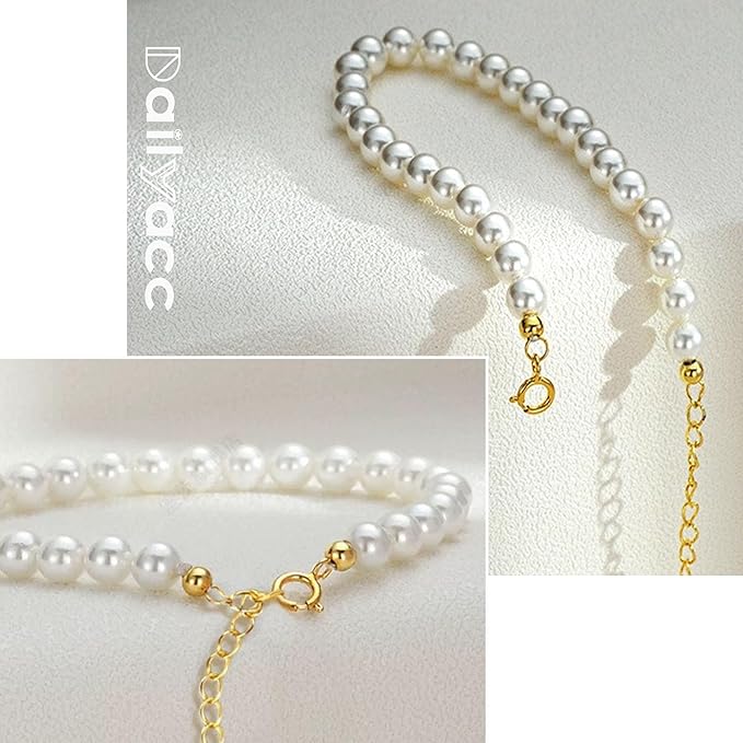 Spring Clasps Sterling Silver with Open Jump Rings Gold Necklace Clasps and Closures for Jewelry Making,Made in Italy