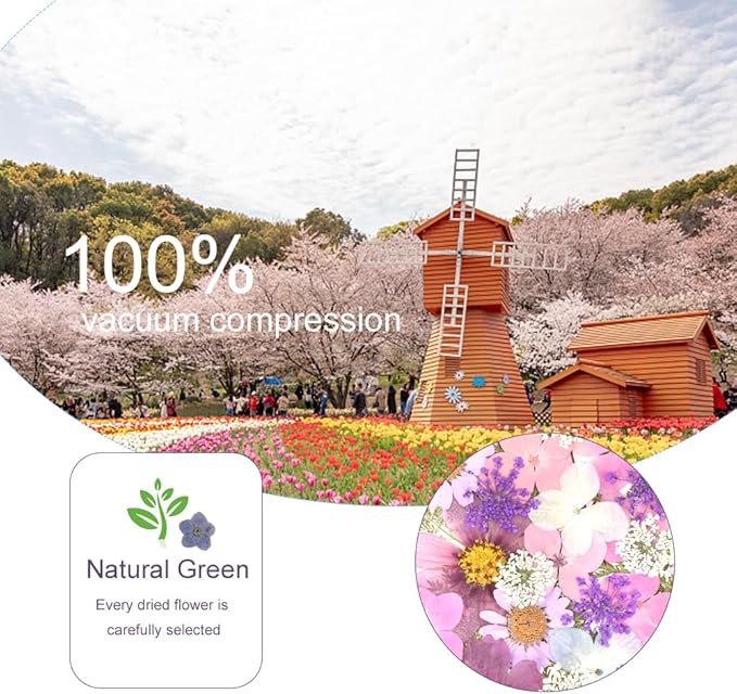 82Pcs Natural Pressed Dried Flowers Resin, Dry Flowers for Resin Accessories with Tweezer, Dried Flower for Scrapbooking DIY Art Crafts, Epoxy Resin Jewelry Molds, Candle, Nails Décor, Craft Making