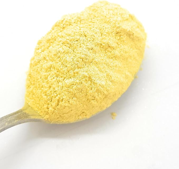Pearl Mica Powder Pigment Dye - 500 Grams (1.1 lbs) - Best Bulk Price for Fine Arts, Crafting, Painting, Soap Candle Slime Jewelry Making, Epoxy Resin (Yellow AY04)