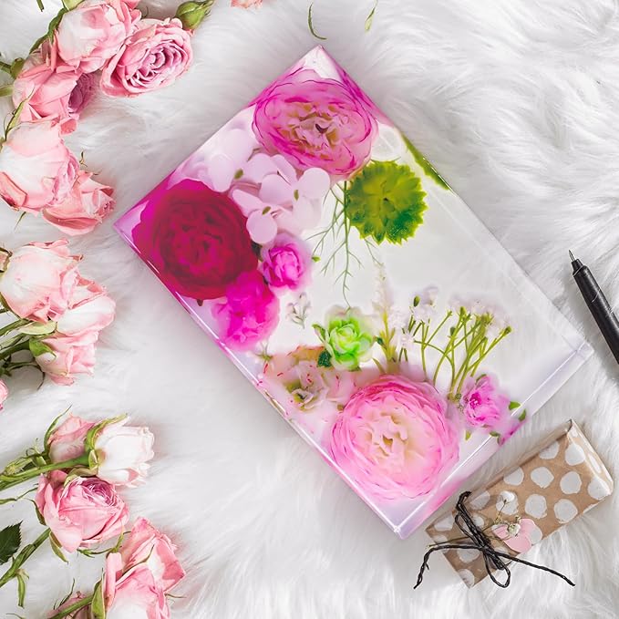 Resin Molds Silicone,Epoxy Resin Casting Craft Mold for Flower Preservation Bookends DIY Art (Rectangle)