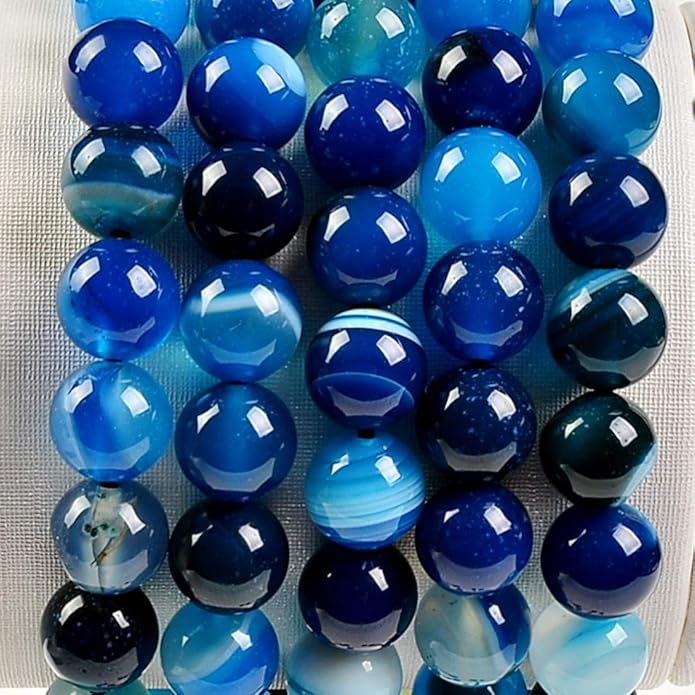 MASSIVE BEADS Natural Healing Power Gemstone Crystal Beads Unisex Adjustable Macrame Bracelets