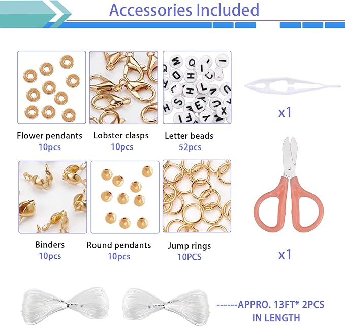 GREENTIME Clay Beads, 4500 pcs Flat Round Spacer Clay Beads Heishi Beads for Bracelets Making Kit Earring DIY Crafts for Holiday Presents (24Color 6 mm)