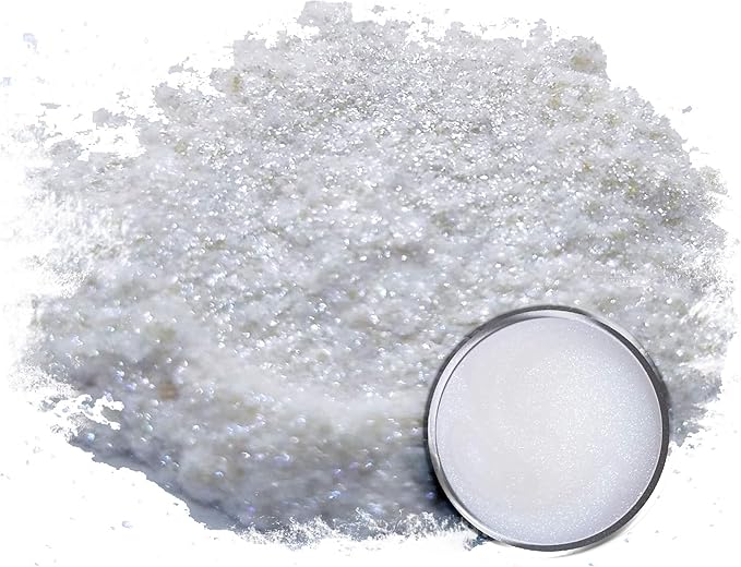 Eye Candy Premium Mica Powder Pigment “Glimmer Ghost Blue” (25g) Multipurpose DIY Arts and Crafts Additive | Woodworking, Bath Bombs, Resin, Paint, Epoxy, Soap, Nail Polish (Glimmer Ghost Blue, 25G)