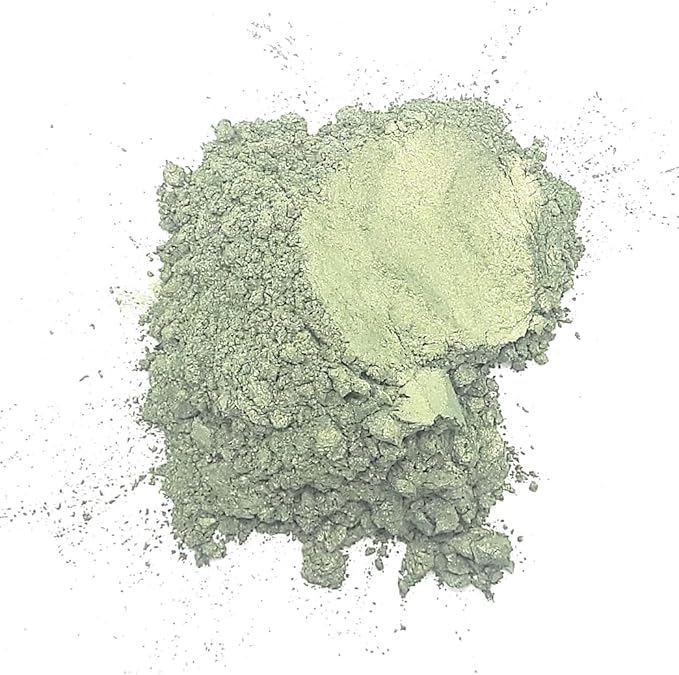 Pearl Mica Powder Pigment Dye - 500 grams (1.1 lbs) - Best Bulk Price for Fine Arts, Crafting, Painting, Bath bomb Soap Candle Slime Jewelry Making, Epoxy Resin, Woodworking (Green AG05)