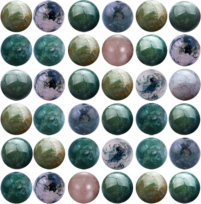 Natural Stone Beads 100pcs 8mm India Agate Round Genuine Real Stone Beading Loose Gemstone Hole Size 1mm DIY Charm Smooth Beads for Bracelet Necklace Earrings Jewelry Making (India Agate)