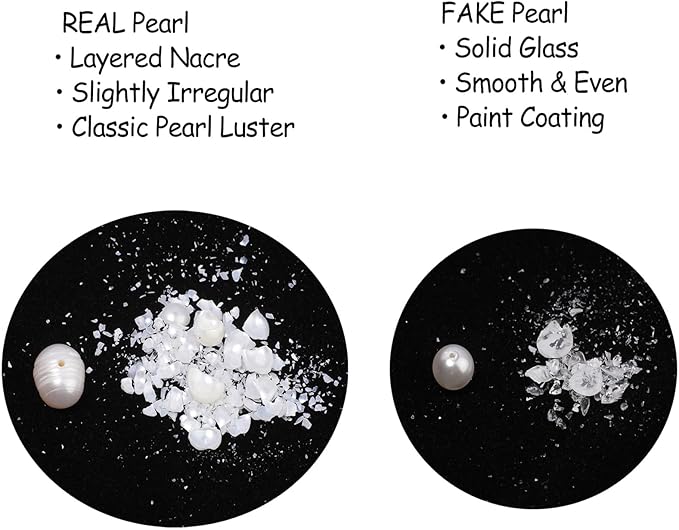 20pcs 6-8mm Keshi Baroque Pearl Beads, Irregular Freshwater Pearls for Jewelry Making, Bracelets, Necklaces and DIY Craft