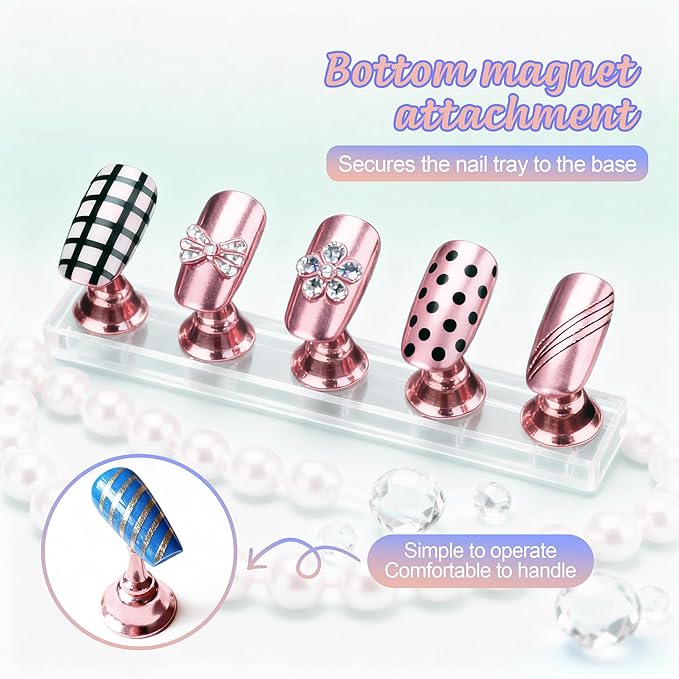 Artdone Nail Art Pens And Brushes Set With Liner Paint Dotting Tools, 11PCS Black Color Nail Tools For Long Lines, Thin Details, Fine Drawing For UV Gel Polish Design Sizes 5/8/12/20/25mm