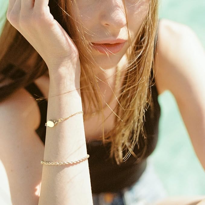 Zpsolution Stainless Steel Locking Magnetic Necklace Clasps and Closures, 18K Gold and Silver Plated Magnetic Clasps for Jewelry Making