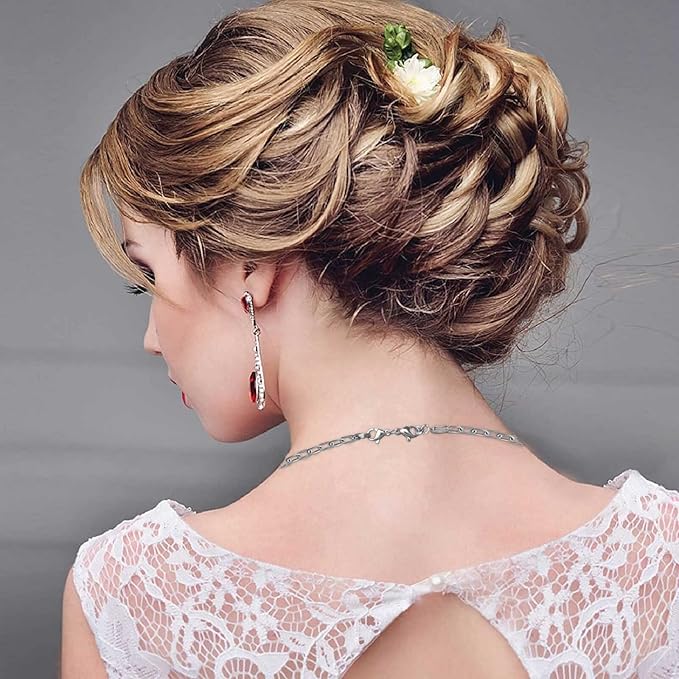 10 Pack Double Lobster Clasp Necklace Clasp Classic Double End Design Necklace Clasps and Closures, Necklace Extender Double Claw Connector Suitable for Jewelry Chain