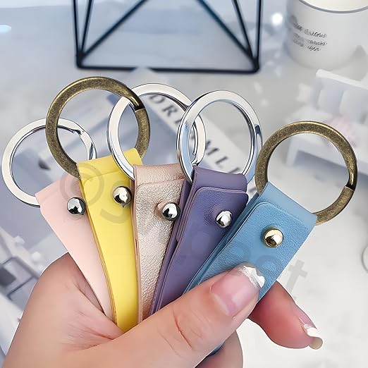 Swpeet 60 Pcs Bronze Assorted Multi-Purpose Metal Keychain Rings Split Keyrings Flat O Ring for Home Car Keys Attachments Keys Pendants - 20mm, 25mm, 30mm, 35 mm, 38 mm