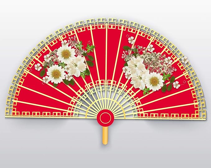 Nuanchu 81 Pieces Pressed Flowers Bulk White Dried Flowers for Resin Mold, Dried Leave Natural with Tweezer for Crafts Spring DIY Gift Scrapbooking