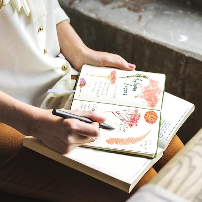 Real Dried Flowers, Natural Dry Flowers Mixed Natural Pressed Flowers Flores Secas Dried Florals for Crafts,Resin,Candle Making (Pink)