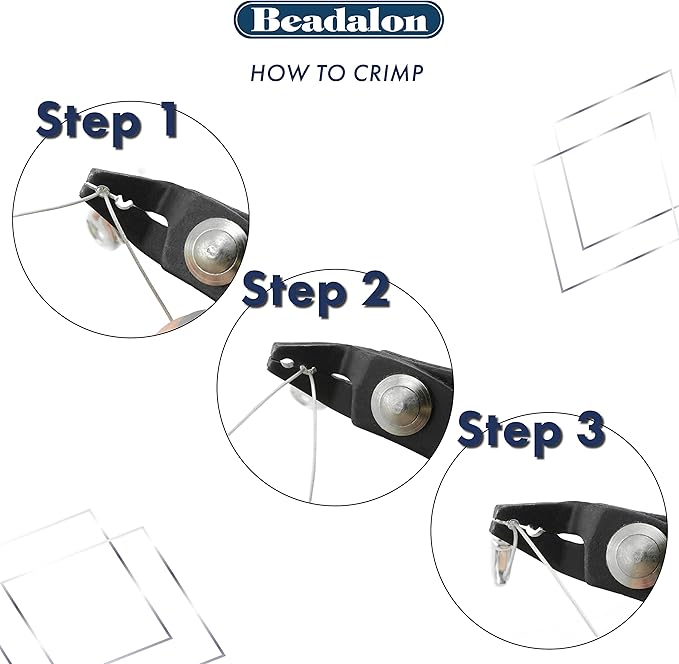 Beadalon Crimp Tool Micro - Fits Crimp Beads #0-1, Crimp Tubes #1, Dark Blue, 5.25 in / 13.3 cm