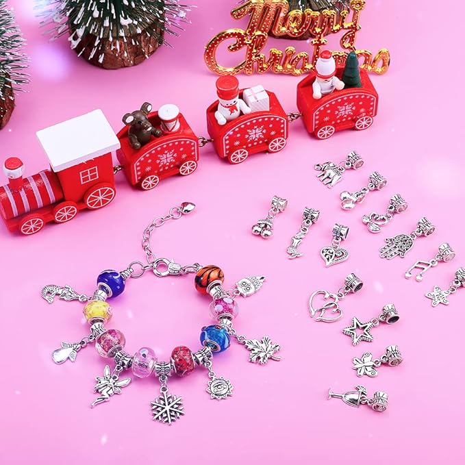 60 Pieces Assorted European Beads with Plating Silver Metal Alloy Rhinestone Large Hole Spacer Beads for DIY Charm Bracelet Jewelry Making (Alloy Pendant)