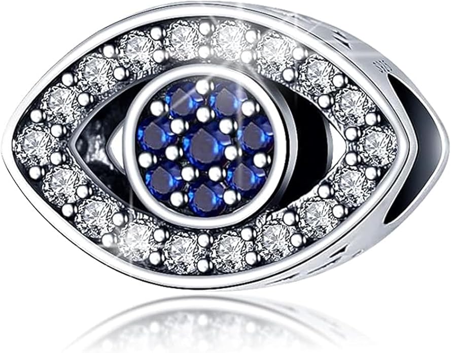 MICOO 925 Sterling Silver Charms for Bracelets and Necklaces Airplane Passport Dangle Pendants Evil Eye Butterfly Charms Beads Jewelry Gift for Women