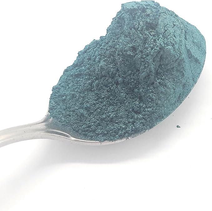 Pearl Mica Powder Pigment Dye - 500 grams (1.1 lbs) - Best Bulk Price for Fine Arts, Crafting, Painting, Bath bomb Soap Candle Slime Jewelry Making, Epoxy Resin, Woodworking (Green AG06)