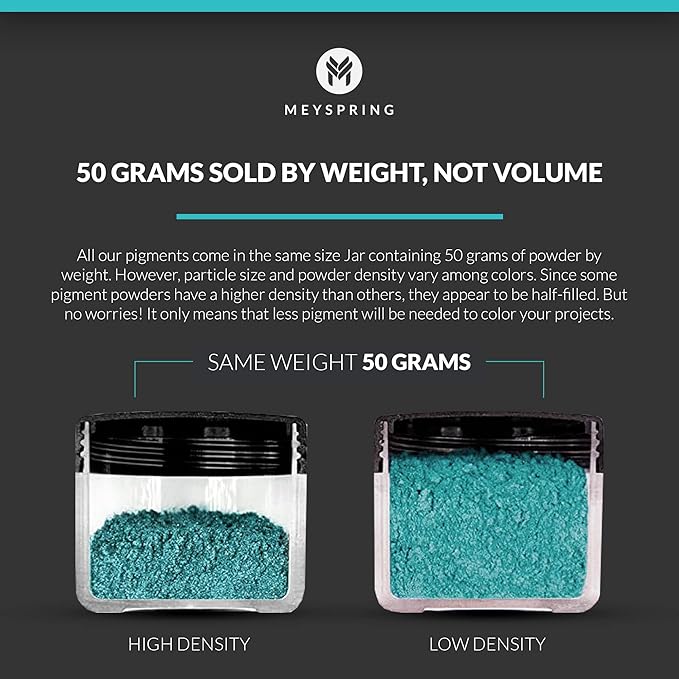 MEYSPRING Mermaid Dust Epoxy Resin Color Pigment - 50 Grams - Great for Resin Art, Epoxy Resin, and UV Resin- Mica Powder for Epoxy Resin