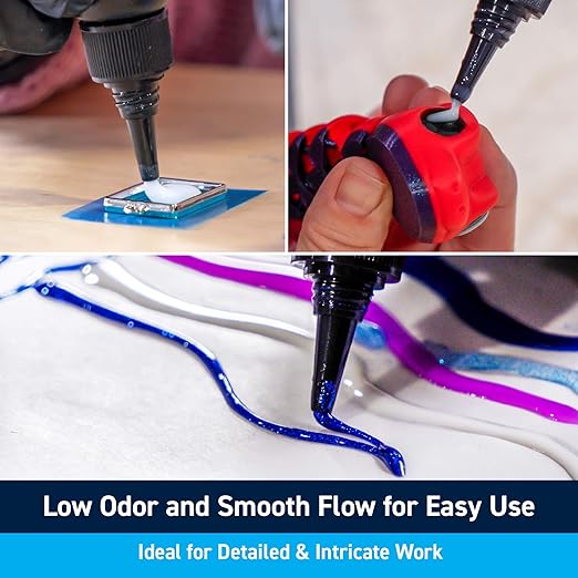 TotalBoat Translucent Colored UV Resin - Fast-Cure UV Resin Kit for Jewelry Making, Charms, Crafts, Casting, and DIY Art Projects - 8 Pre-Tinted Colors, 240g