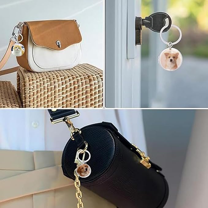 Loyohep Resin Molds Silicone 25-Cavity Set of Large + Medium + Small Shiny Flat Circle Silicone Molds for Resin, Drilled Round Resin Keychain Molds, Earring Molds, Pendant Molds,Pet Tag Resin Molds