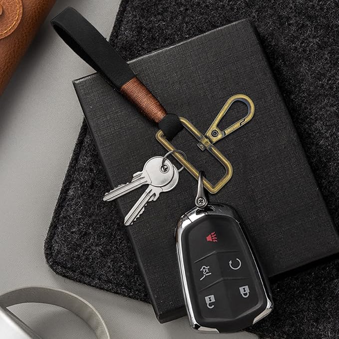 12pcs 1-1/2" Inside Diameter D Ring Lobster Clasp Claw D Ring Swivel Lobster Clasp Lobster Lanyard Clasp Keychain Clips Hook for Swivel Snap Fashion Clips,Jewelry,DIY Crafts Supplies(Antique Bronze)