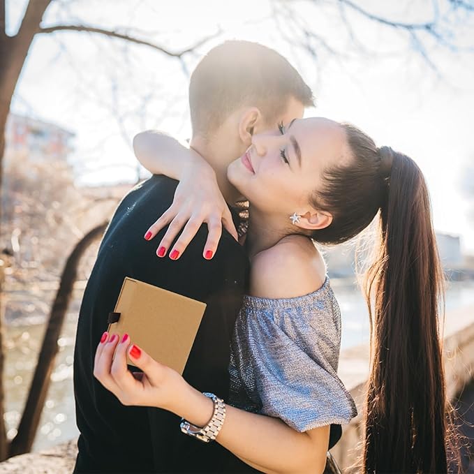 Nsmykhg Jewelry Gift Box Velvet-Lined,12 Pack Compact Drawer Style for Earrings & Rings, Necklace & Bracelet Organizer, 3.93x3.93x1.65 Inches, Stackable Elegant Jewelry Display & Storage Box (Kraft)