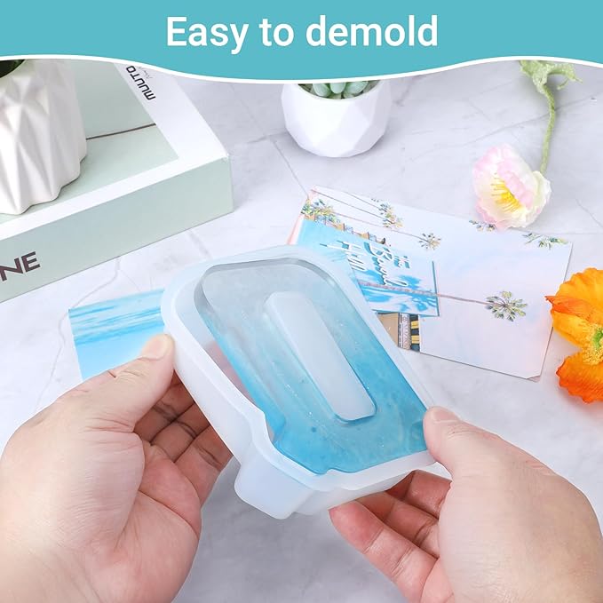 Gartful Resin Letter Molds for Casting, Q Capital Alphabet Resin Silicone Molds for Epoxy, Thick 3D Silicone Letter Molds for Making Letters, Word Sign Art, DIY Crafts, Making Candle, Party Home Decor